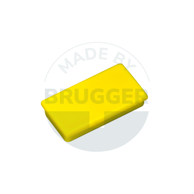 Office Magnet yellow rectangular 37mm | © Brugger GmbH