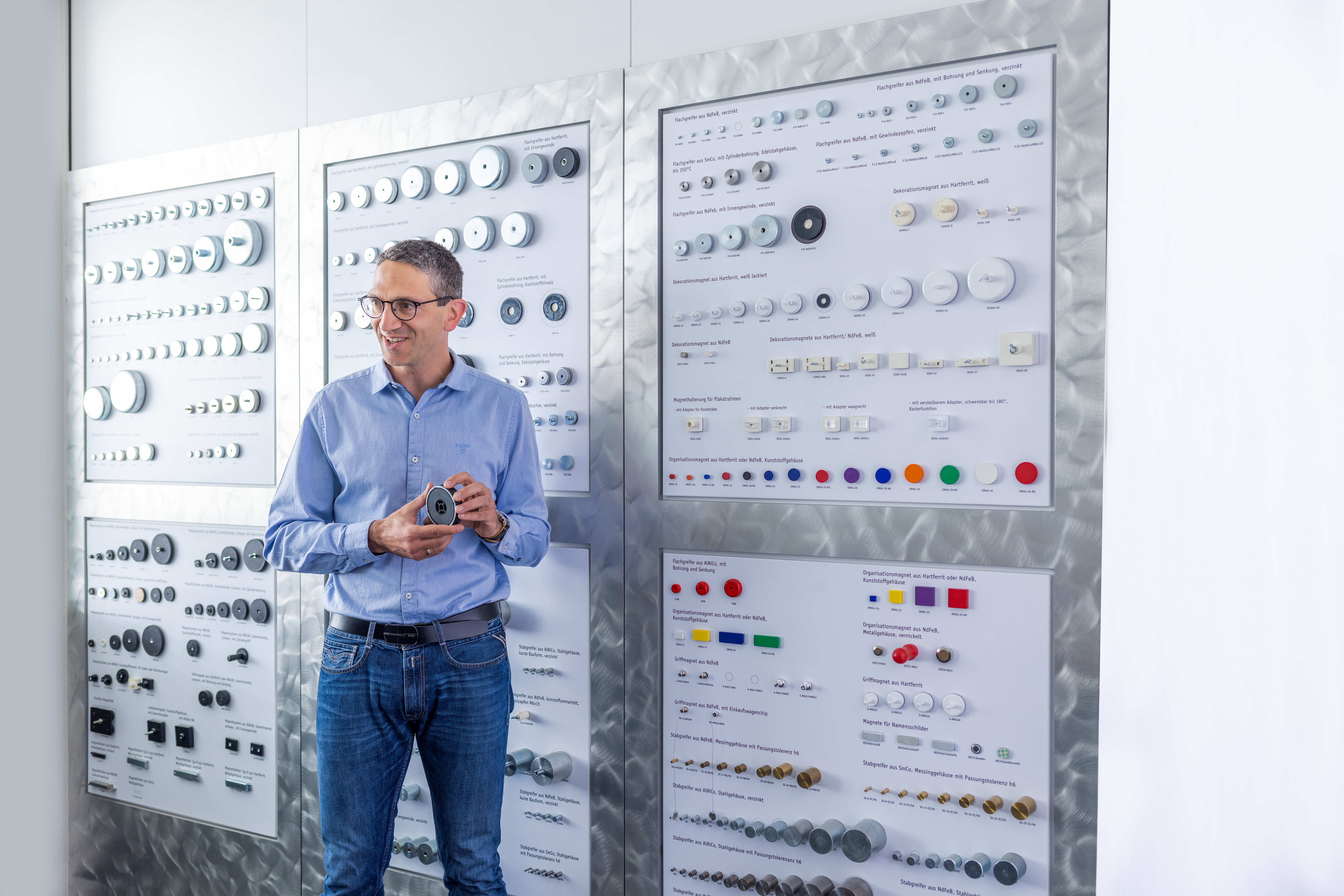 Ausstellungswand Magnete | © Brugger GmbH