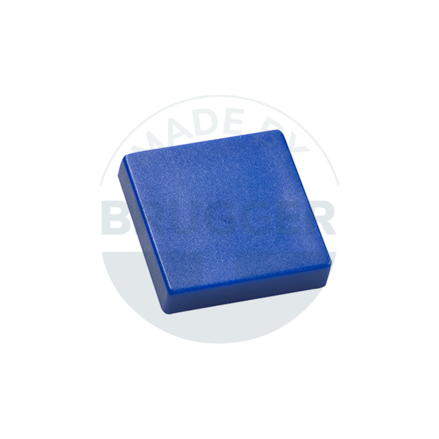 Bueromagnet blau quadratisch 24mm | © Brugger GmbH