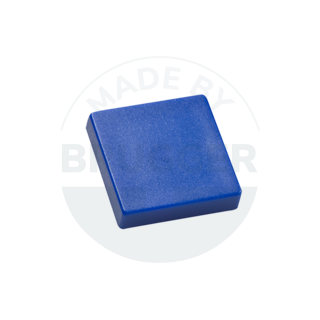 Bueromagnet blau quadratisch 24mm | © Brugger GmbH