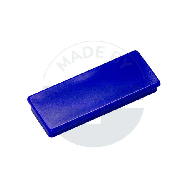 Office magnet blue rectangular 55mm | © Brugger GmbH