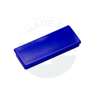 Aimant de bureau bleu rectangulaire 55mm | © Brugger GmbH