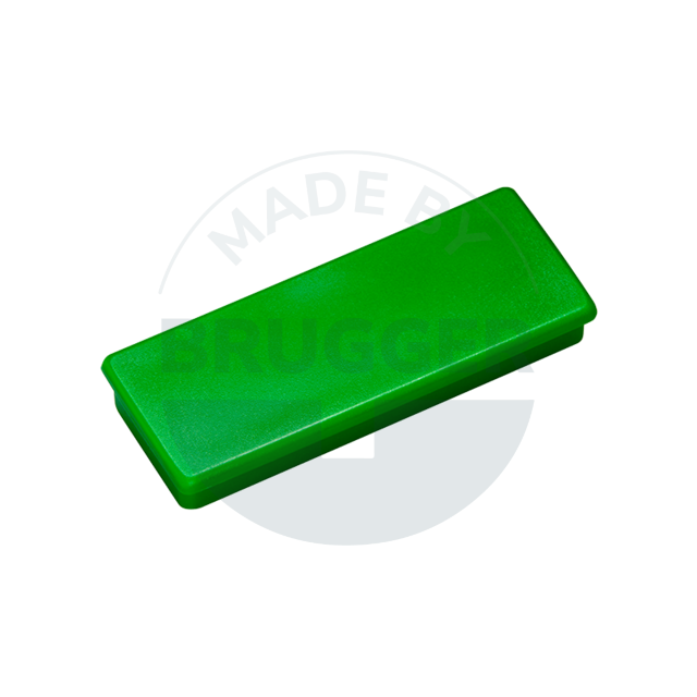 Office magnet green rectangular 55mm | © Brugger GmbH