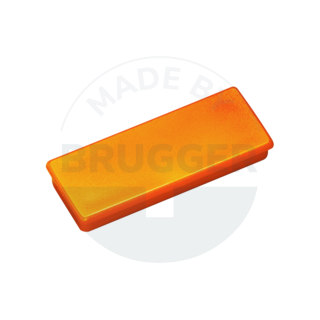 Bueromagnet orange rechteckig 55mm | © Brugger GmbH
