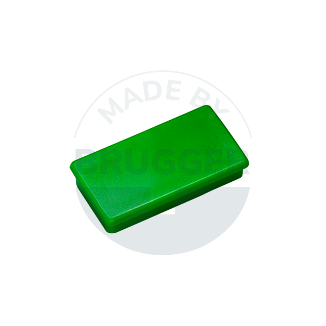 Office Magnet green rectangular 37mm | © Brugger GmbH