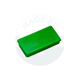 Aimant de bureau vert rectangulaire 37mm | © Brugger GmbH