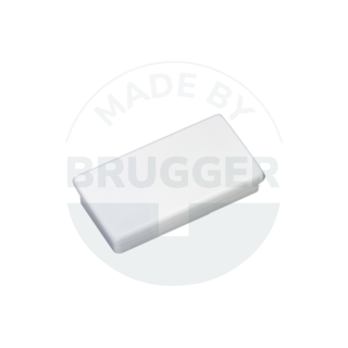 Aimant de bureau blanc rectangulaire 37mm | © Brugger GmbH