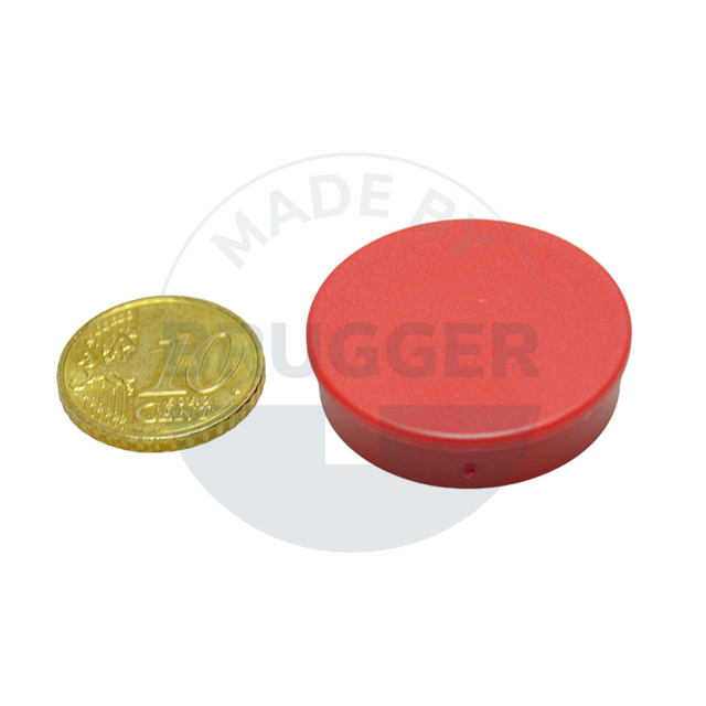 Office magnet round red 30mm  | © Brugger GmbH