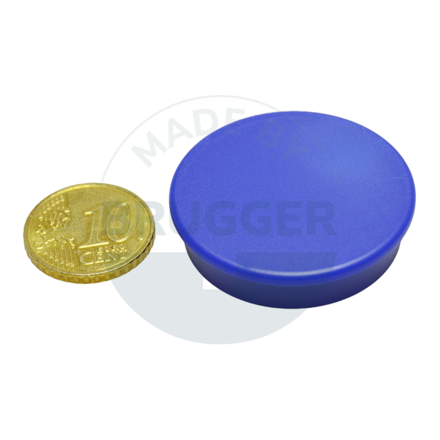 Office magnet round blue 36mm  | © Brugger GmbH