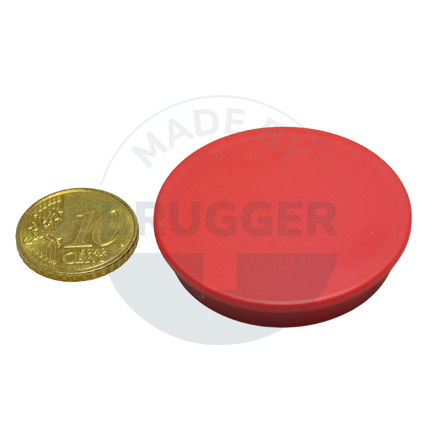 Office magnet round red 40mm  | © Brugger GmbH