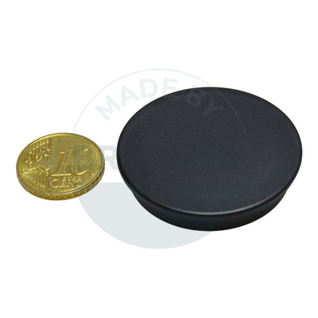 Office magnet round black 40mm  | © Brugger GmbH