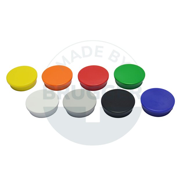 Aimants de bureau en différentes couleurs | © Brugger GmbH