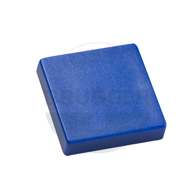 Aimant de bureau bleu carré 35mm | © Brugger GmbH