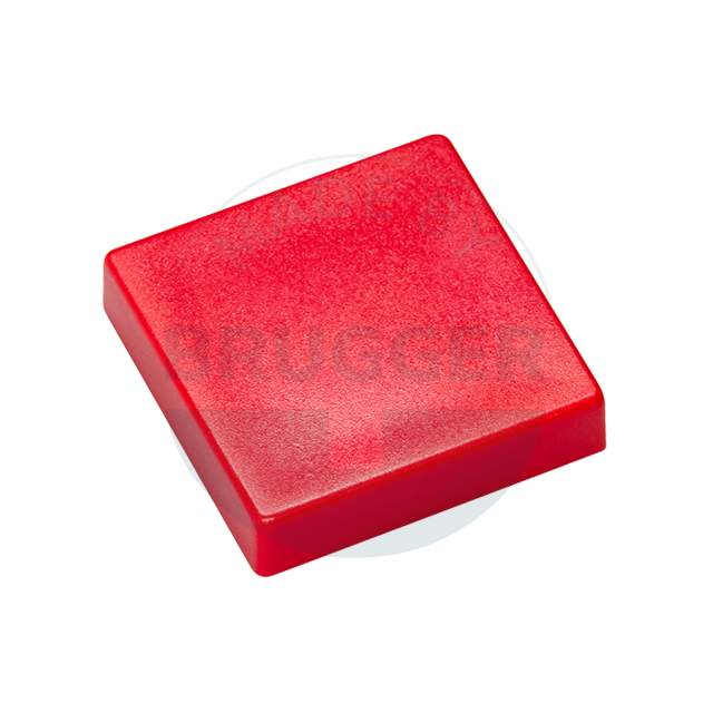 Bueromagnet rot quadratisch 35mm | © Brugger GmbH