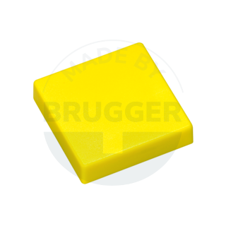 Bueromagnet gelb quadratisch 35mm | © Brugger GmbH
