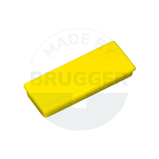 Bueromagnet gelb rechteckig 55mm | © Brugger GmbH