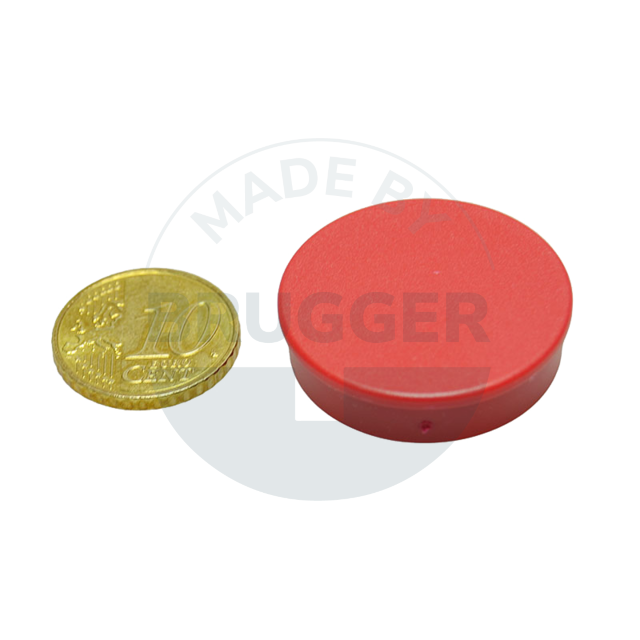 Office magnet round red 30mm | © Brugger GmbH