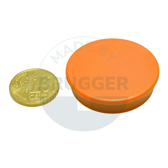 Office magnet round orange 36mm | © Brugger GmbH