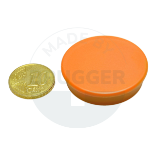 Bueromagnet rund orange 36mm | © Brugger GmbH