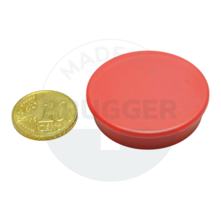 Bueromagnet rund rot 36mm | © Brugger GmbH