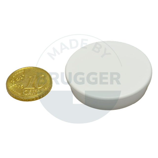Office magnet round white 36mm | © Brugger GmbH