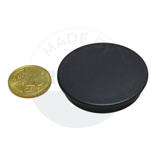 Aimant de bureau rond noir 40mm | © Brugger GmbH