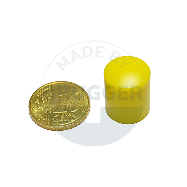 Cylinder magnet 14mm yellow  | © Brugger GmbH
