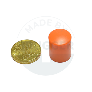 Cylinder magnet 14mm orange | © Brugger GmbH