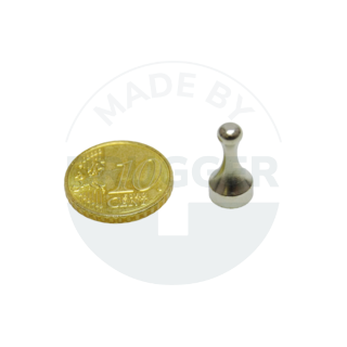 Bueromagnet in Kegelform aus Metall | © Brugger GmbH