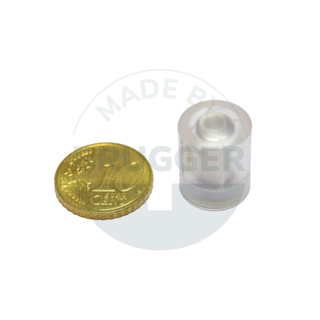 Cylinder magnet 14mm transparent | © Brugger GmbH