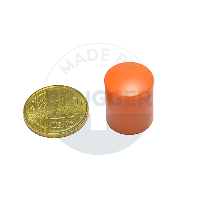 Zylindermagnet 14mm orange | © Brugger GmbH