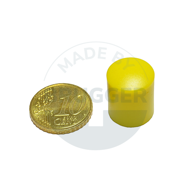 Cylinder magnet 14mm yellow | © Brugger GmbH