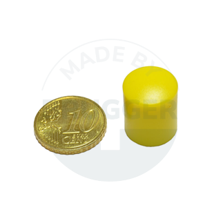 Aimant cylindrique 14mm jaune | © Brugger GmbH