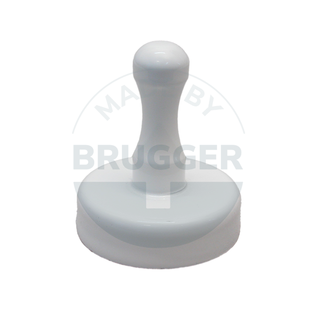 Aimant de poignée boîtier métallique laqué blanc | © Brugger GmbH