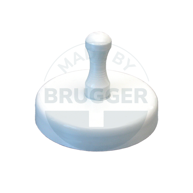 Handle magnet metal housing white lacquered | © Brugger GmbnH