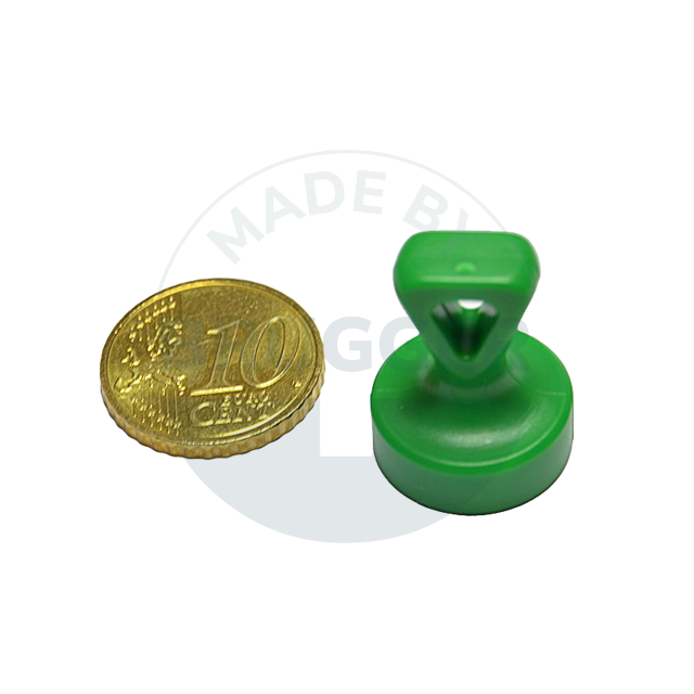 Handle magnet plastic housing green  | © Brugger GmbH