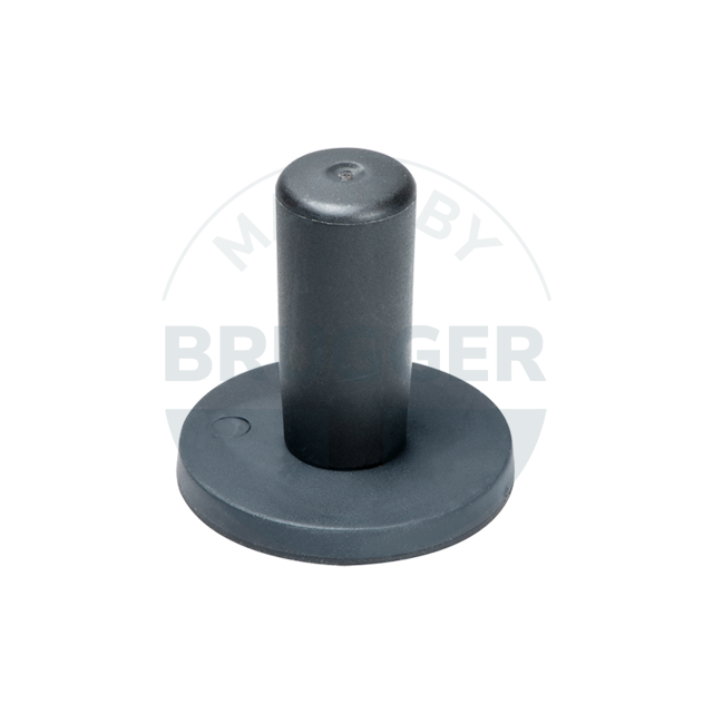 Gummierter Magnet mit Griff 43mm | © Brugger GmbH