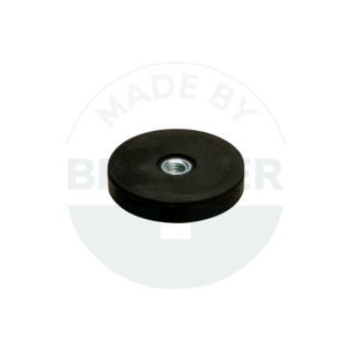 Gummierter Magnet mit Innengewinde 31mm M5 | © Brugger GmbH