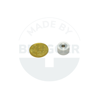 Gummierter Magnet mit Bohrung und Senkung 12mm | © Brugger GmbH