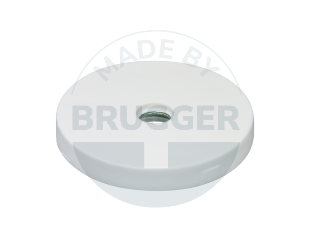 Rubberised magnet with bore and countersink 43mm | © Brugger GmbH