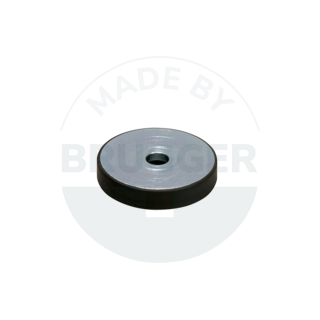 Magnet mit Kunstoffmantel und gummierter Haftfläche 31mm | © Brugger GmbH