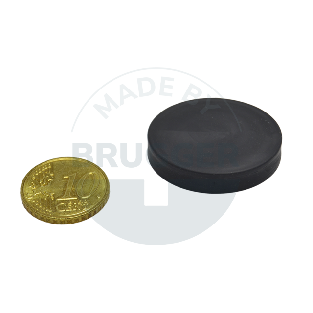 Magnet mit Kunstoffmantel und beidseitige Haftfläche 31mm | © Brugger GmbH