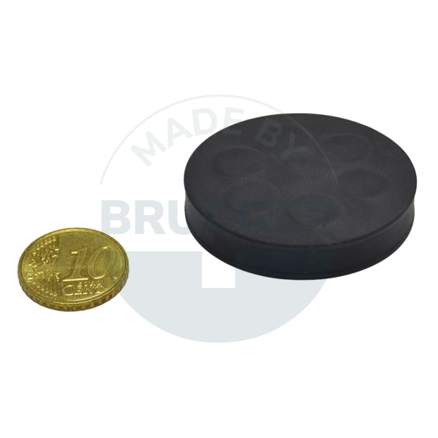 Magnet mit Kunstoffmantel und beidseitige Haftfläche 43mm | © Brugger GmbH