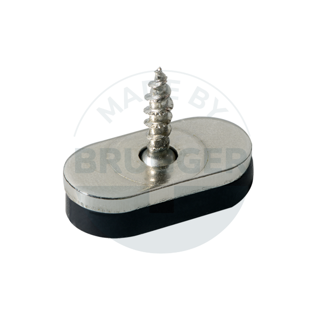 Ferrure magnétique pour montage affleurant  | © Brugger GmbH