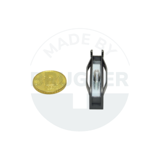 Ferrure magnétique à clipser dans les profilés en aluminium | © Brugger GmbH