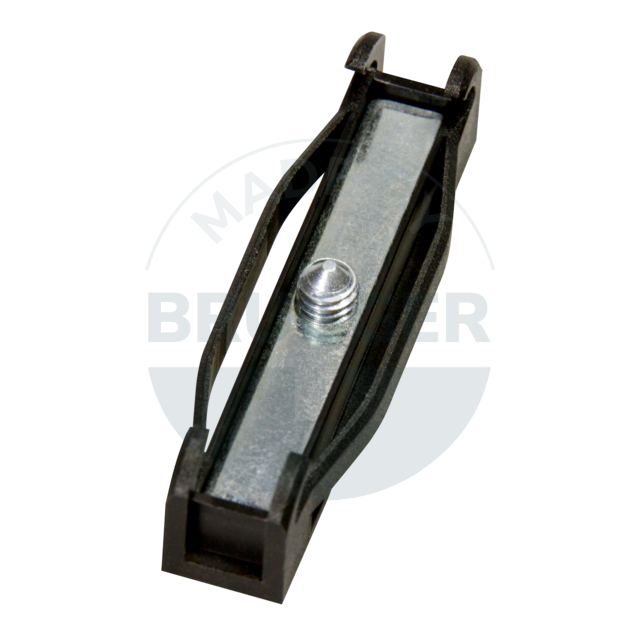 Magnetic fitting for clipping into aluminium profiles | © Brugger GmbH