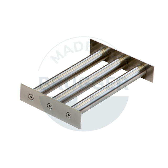 Square magnetic filter grille made of NdFeB screwed version | © Brugger GmbH