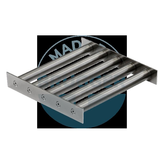 Square magnetic filter grille made of NdFeB screwed version | © Brugger GmbH