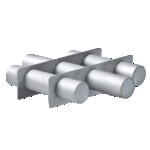 Magnetic filter grille made of NdFeB round welded design | © Brugger GmbH