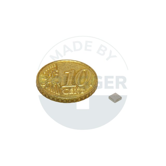 Blockmagnet aus NdFeB, bis 80°C | © Brugger GmbH